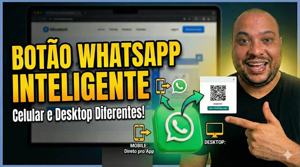 botão de whatsapp flutuante e inteligente
